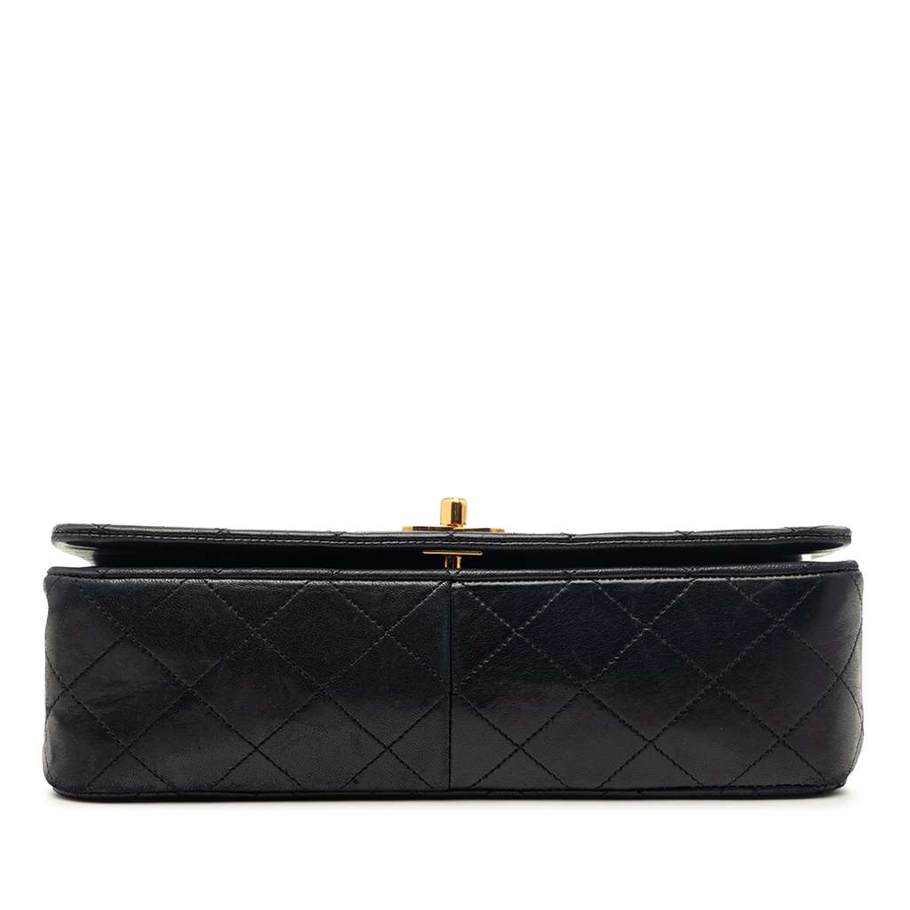 Chanel Small CC Turnlock Full Single Flap Black Leather Very good condition - Inside View