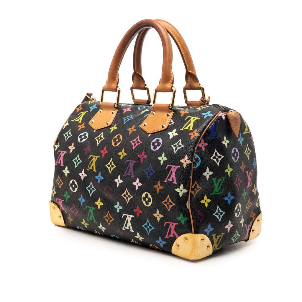 Louis Vuitton Monogram Multicolore Speedy 30 Black Very good condition - Back View