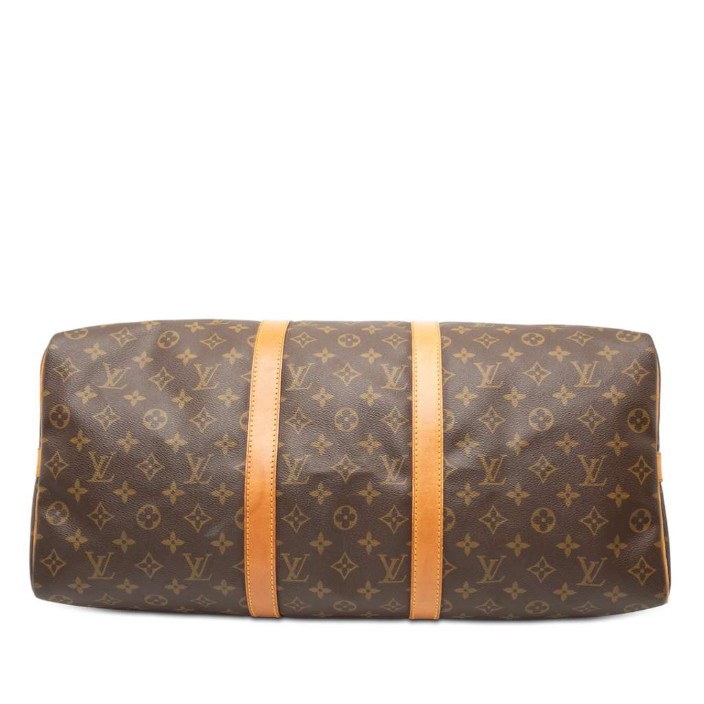 Louis Vuitton Monogram Keepall Bandouliere 50 Brown Good condition - Inside View