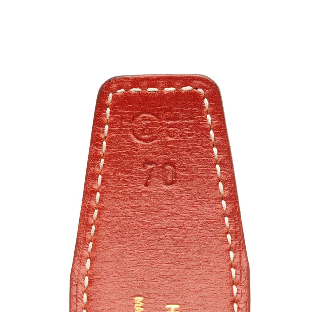 Hermès Box Calf and Gulliver Constance H Reversible Belt Black Leather Very good condition - Box View