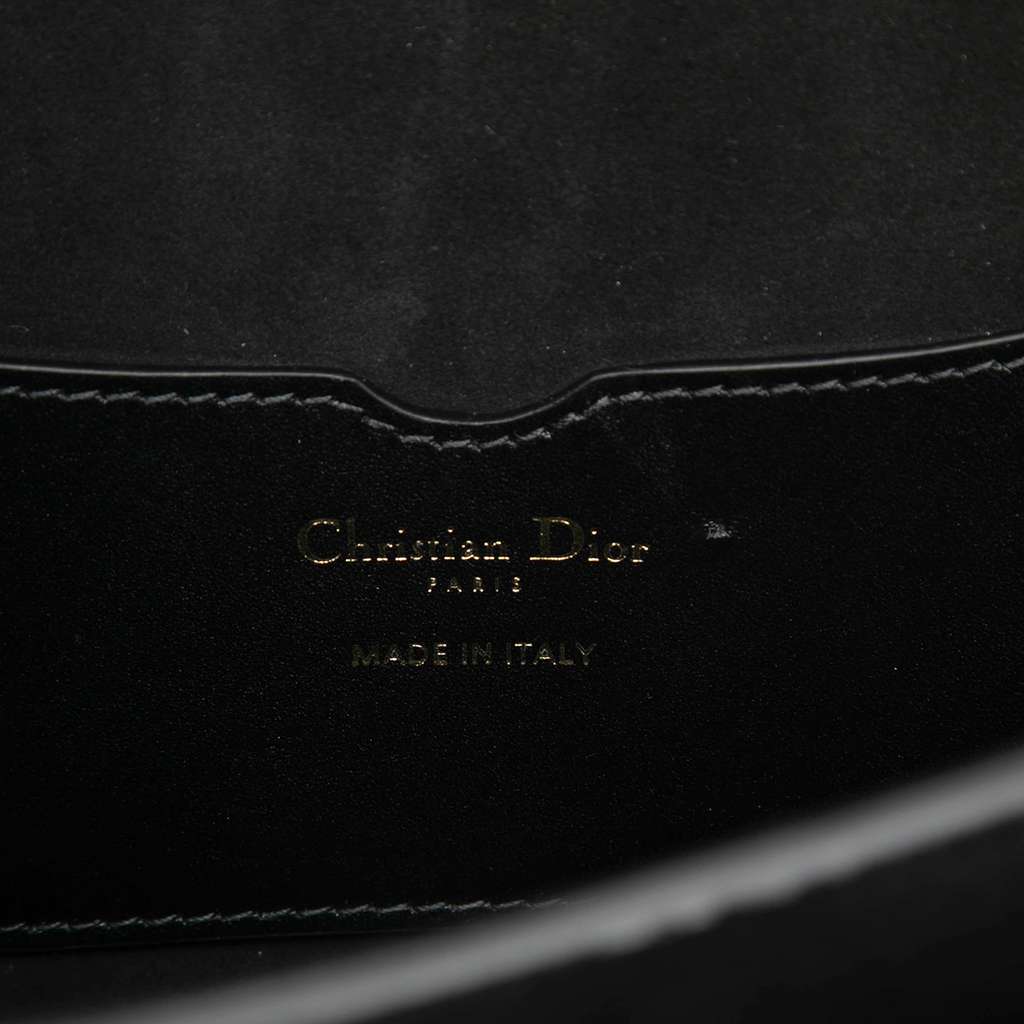 Dior Medium Calfskin Bobby Frame Flap Black Leather Very good condition - Box View