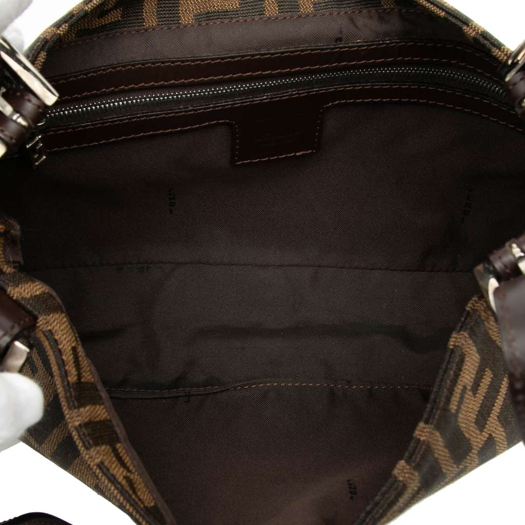 Fendi Zucca Canvas Shoulder Bag Brown Canvas Very good condition - Model View