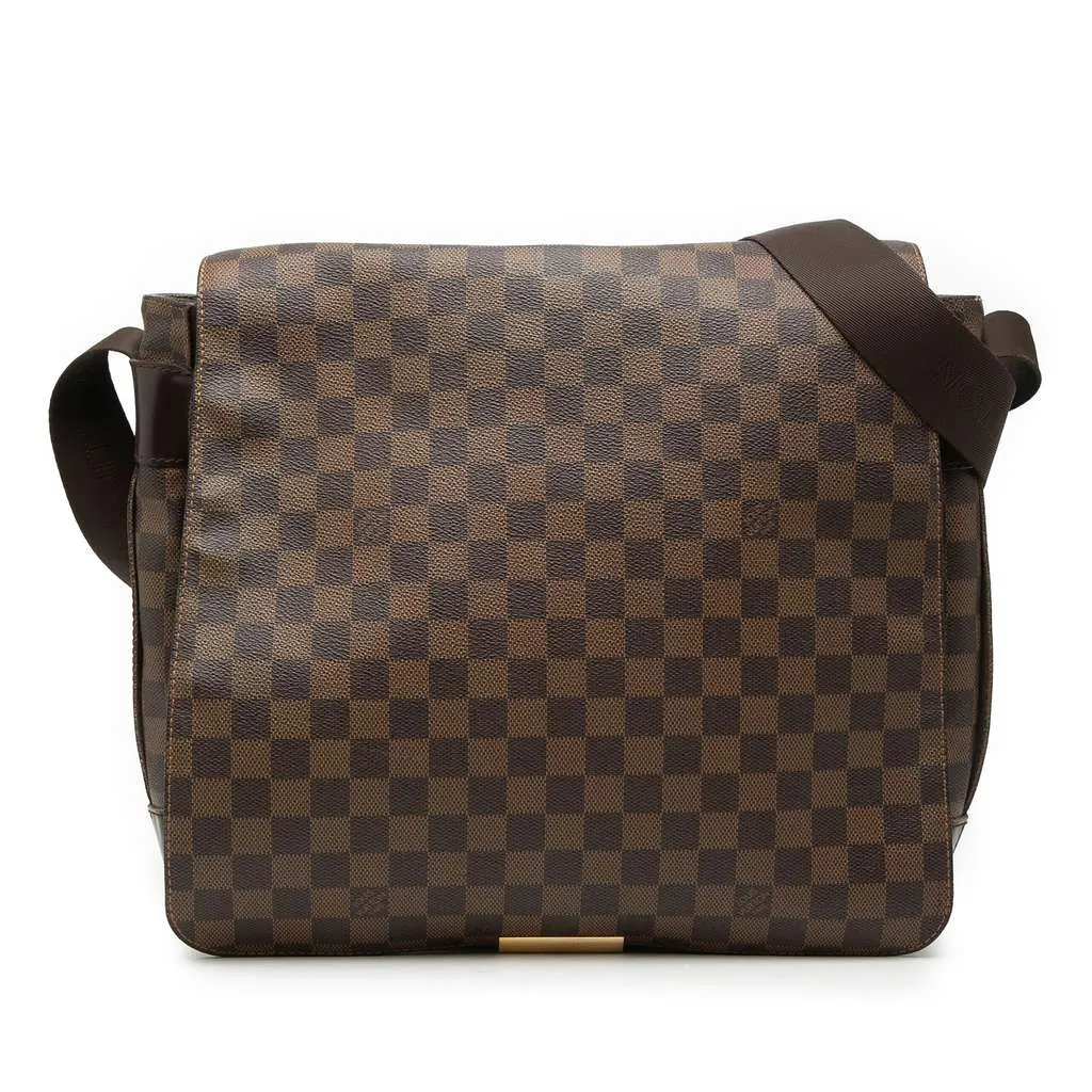 Louis Vuitton Damier Ebene Bastille Brown Canvas Good - Front View