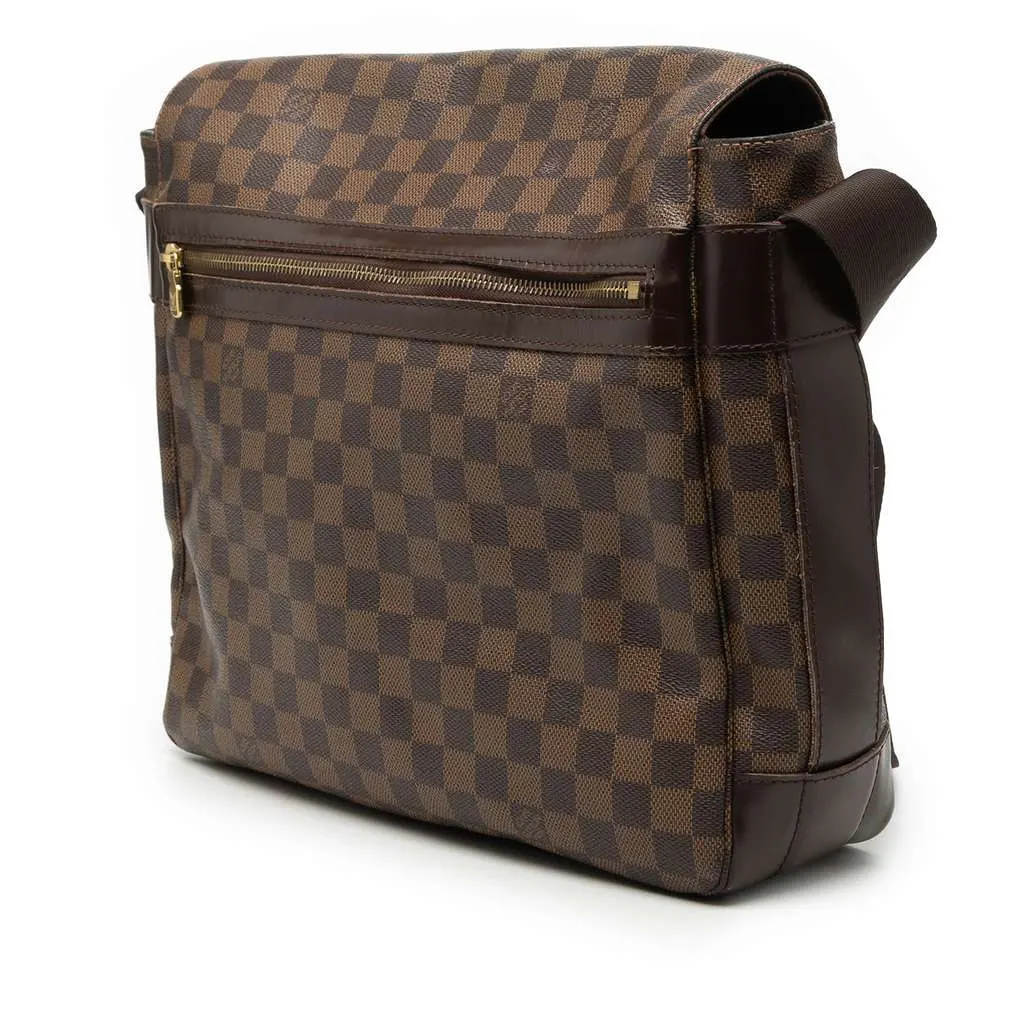 Louis Vuitton Damier Ebene Bastille Brown Canvas Good - Back View