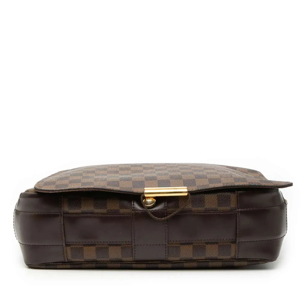 Louis Vuitton Damier Ebene Bastille Brown Canvas Good - Inside View