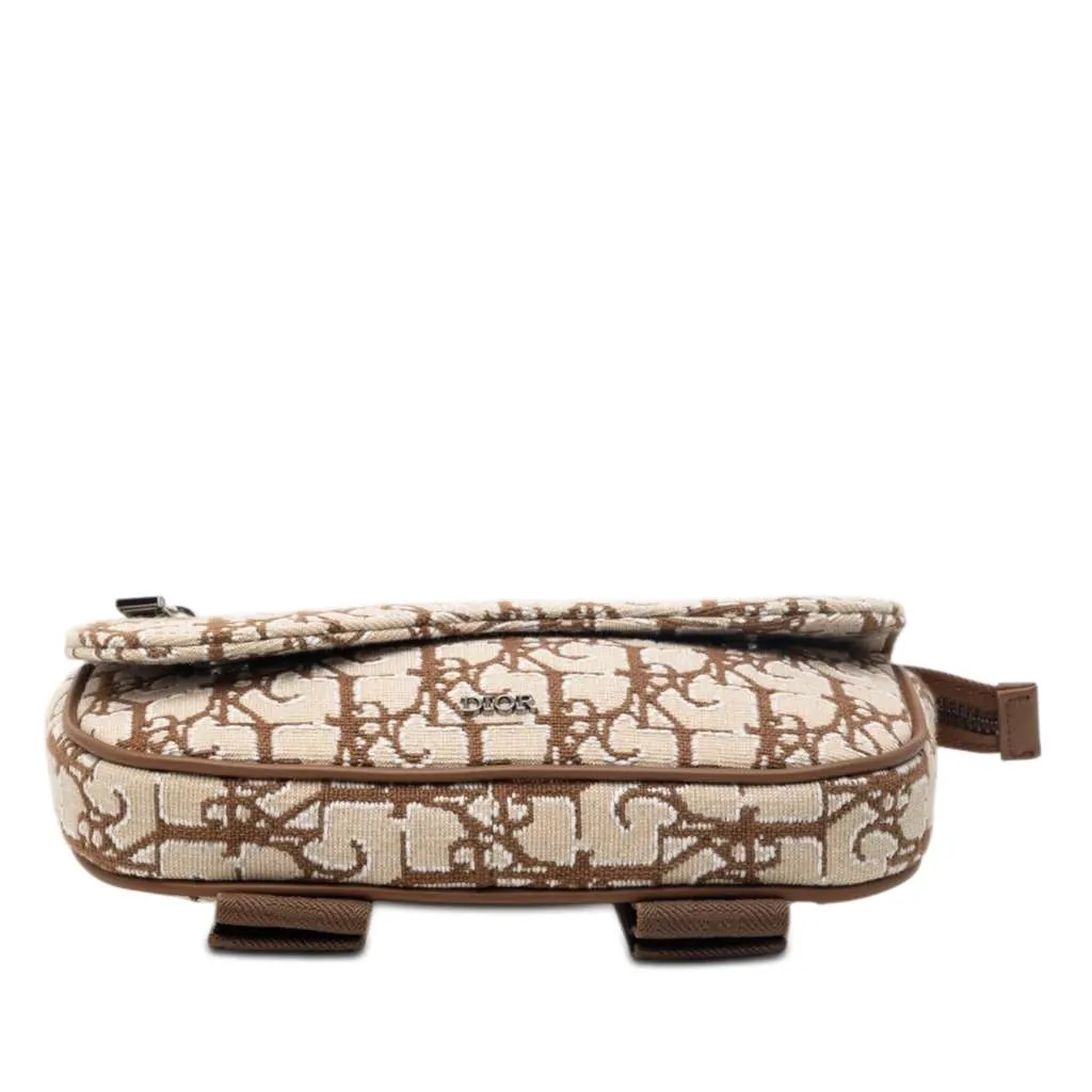 Dior Cactus Jack Oblique Canvas Saddle Arm Pouch Beige Canvas Very good - Inside View