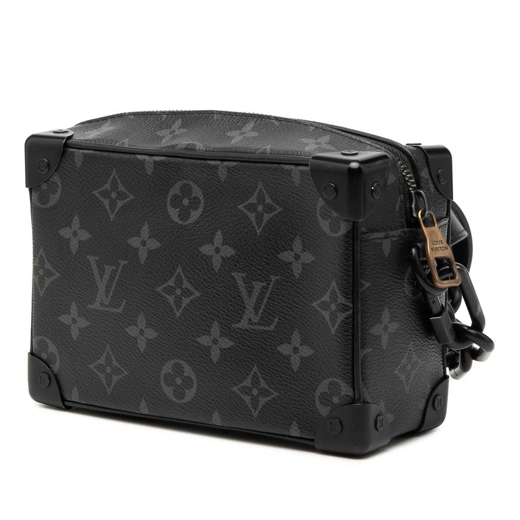 Louis Vuitton Monogram Eclipse Mini Soft Trunk Black Very good condition - Back View