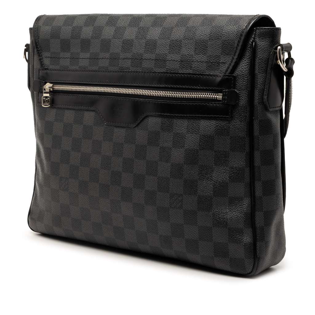 Louis Vuitton Damier Graphite Daniel MM Black Very good condition - Back View