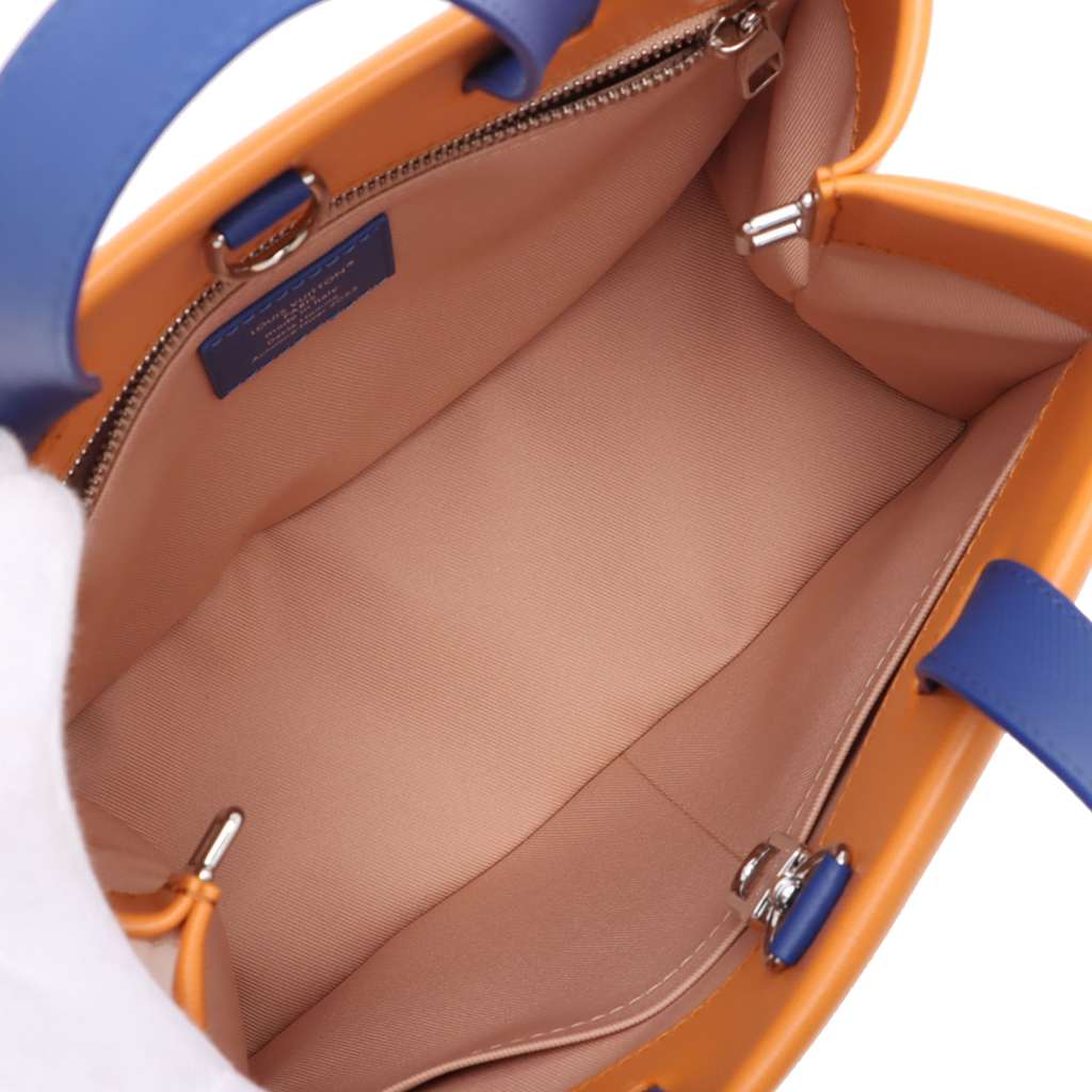 Louis Vuitton Mini Calfskin Shopper Tote Orange Leather Very good condition - Inside View