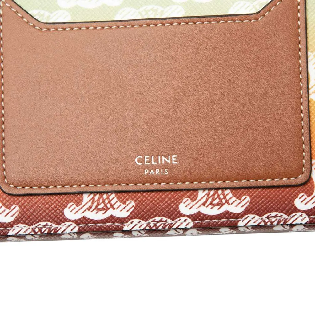 Celine Triomphe Coated Canvas Sunset Logo Horizontal Pouch Brown Canvas Very good - Box View