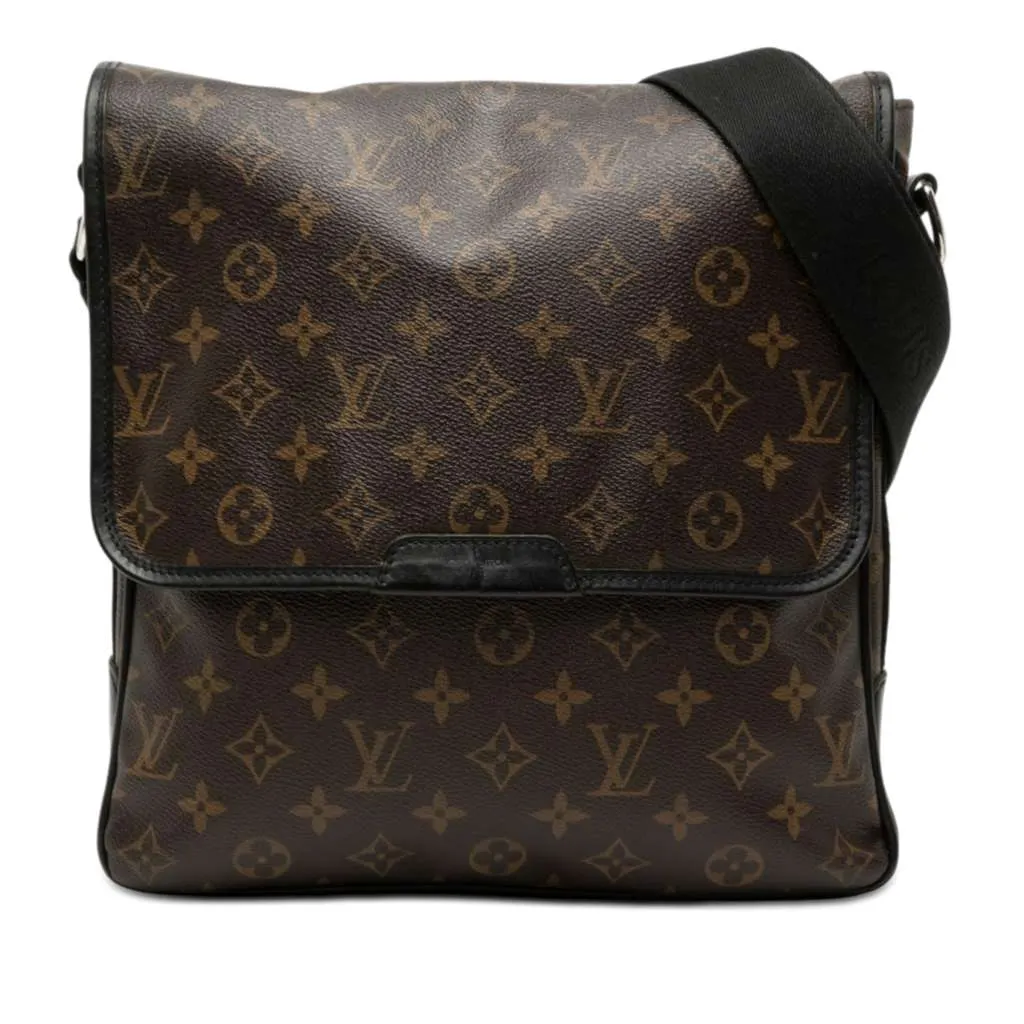 Louis Vuitton Monogram Macassar Bass MM Brown Very good - Front View
