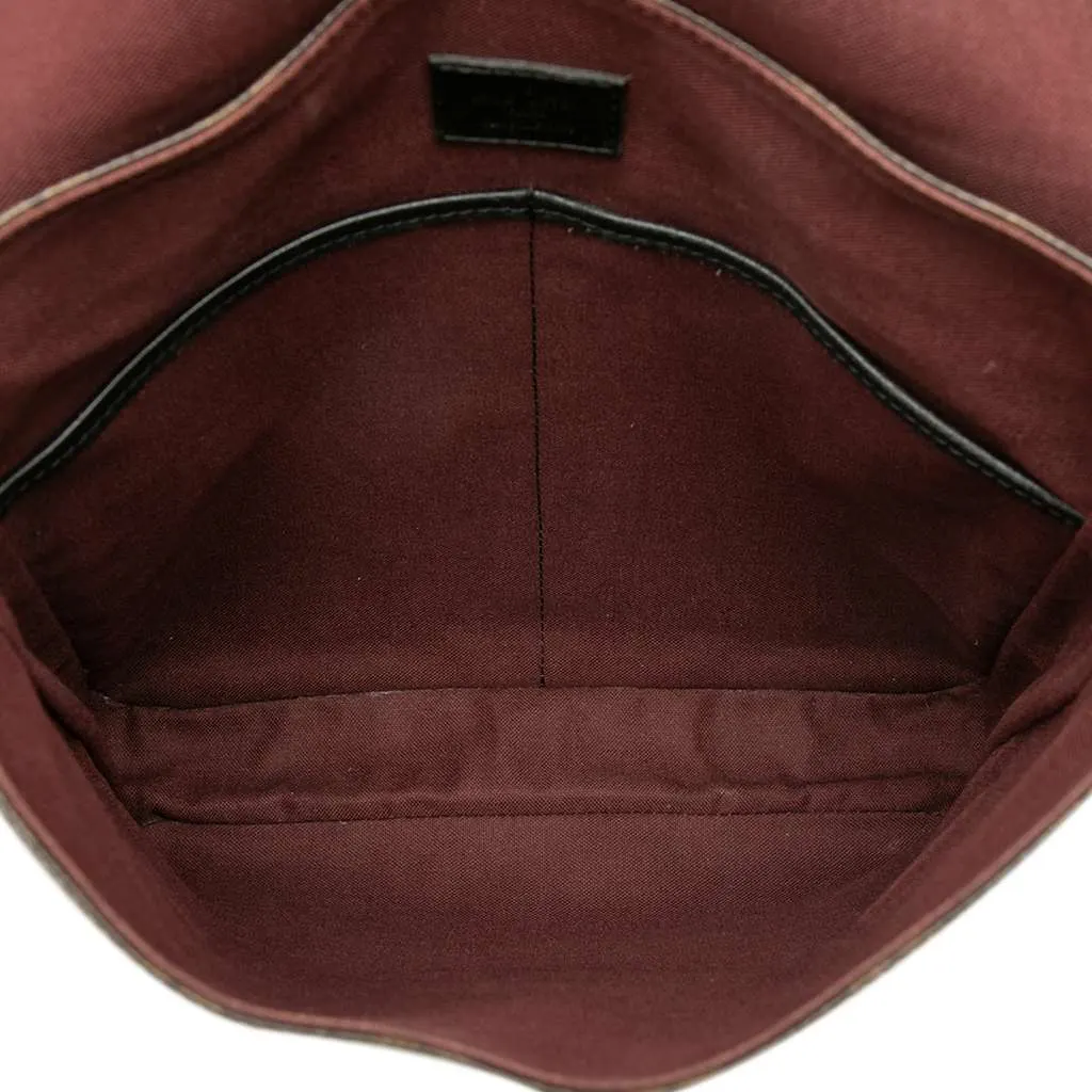 Louis Vuitton Monogram Macassar Bass MM Brown Very good - Model View
