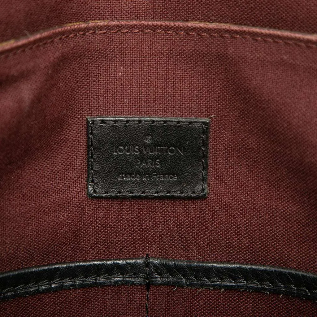 Louis Vuitton Monogram Macassar Bass MM Brown Very good - Box View