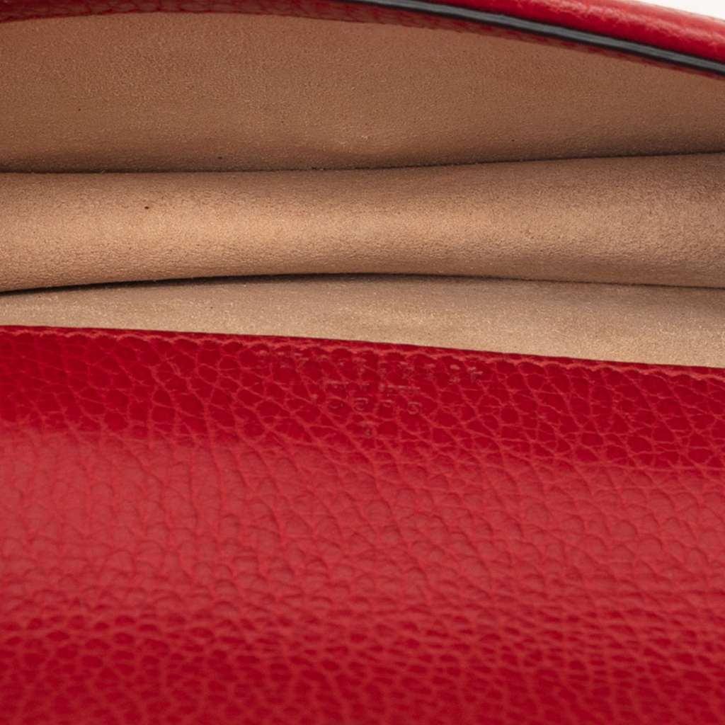 Gucci Mini Leather Dionysus Crossbody Red Leather Very good condition - Model View