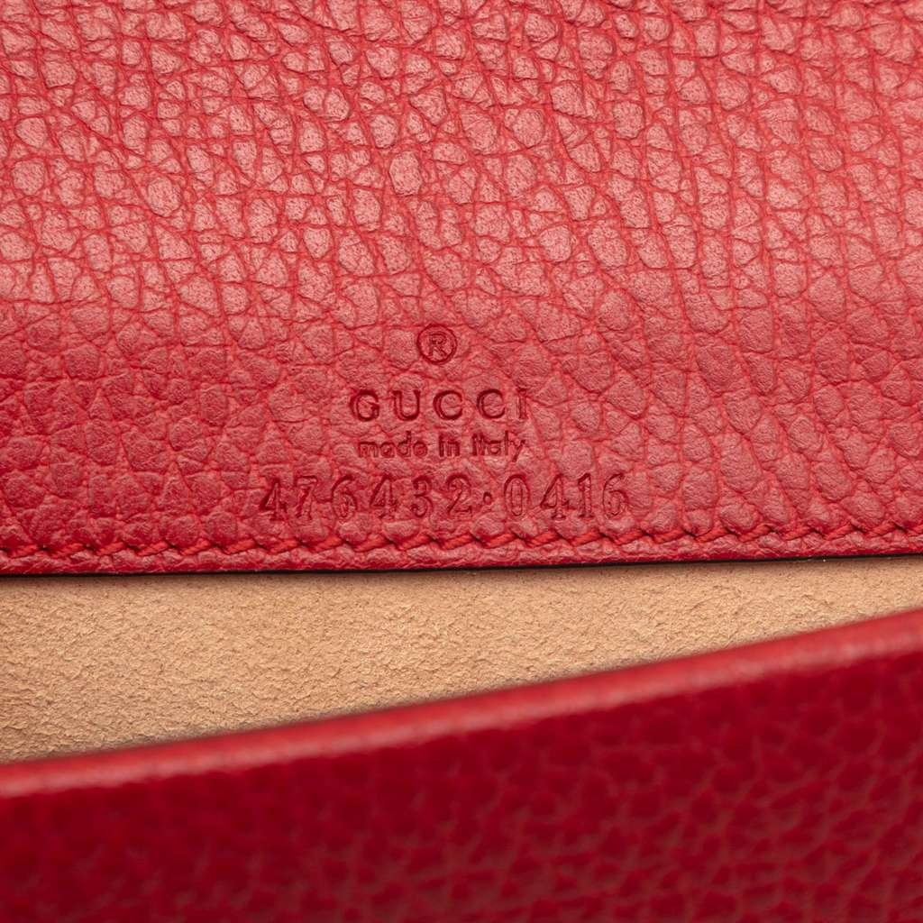 Gucci Mini Leather Dionysus Crossbody Red Leather Very good condition - Box View