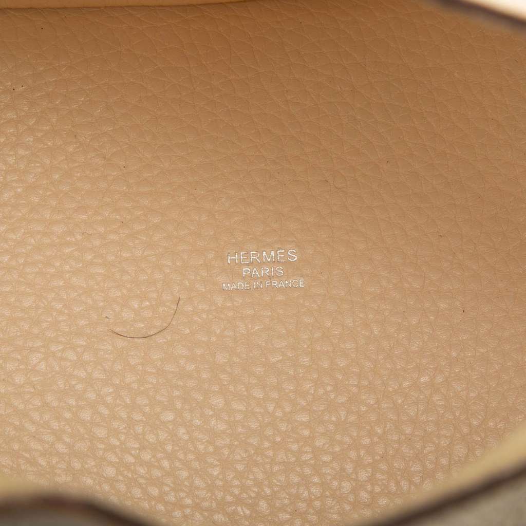 Hermès Clemence Picotin Lock 18 White Leather Very good condition - Model View