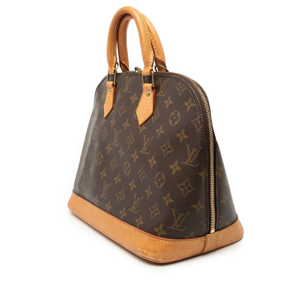 Louis Vuitton Monogram Alma PM Brown Very good condition - Back View