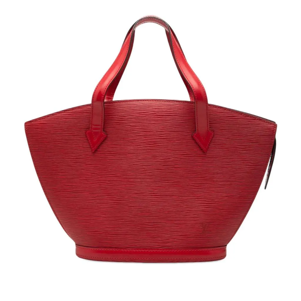 Louis Vuitton Epi Saint Jacques PM Short Strap Red Leather Very good - Front View