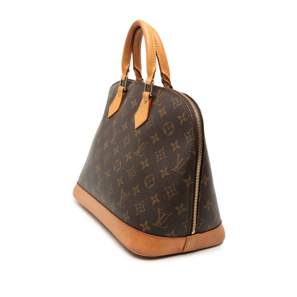 Louis Vuitton Monogram Alma PM Brown Very good condition - Back View