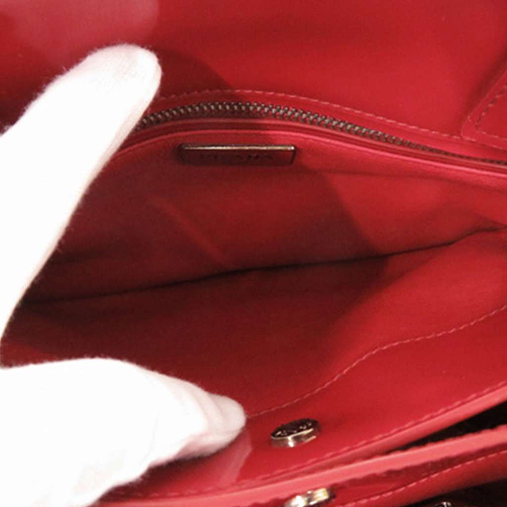 Prada Canvas Mistolino Floral Basket Satchel Beige Canvas Very good condition - Box View