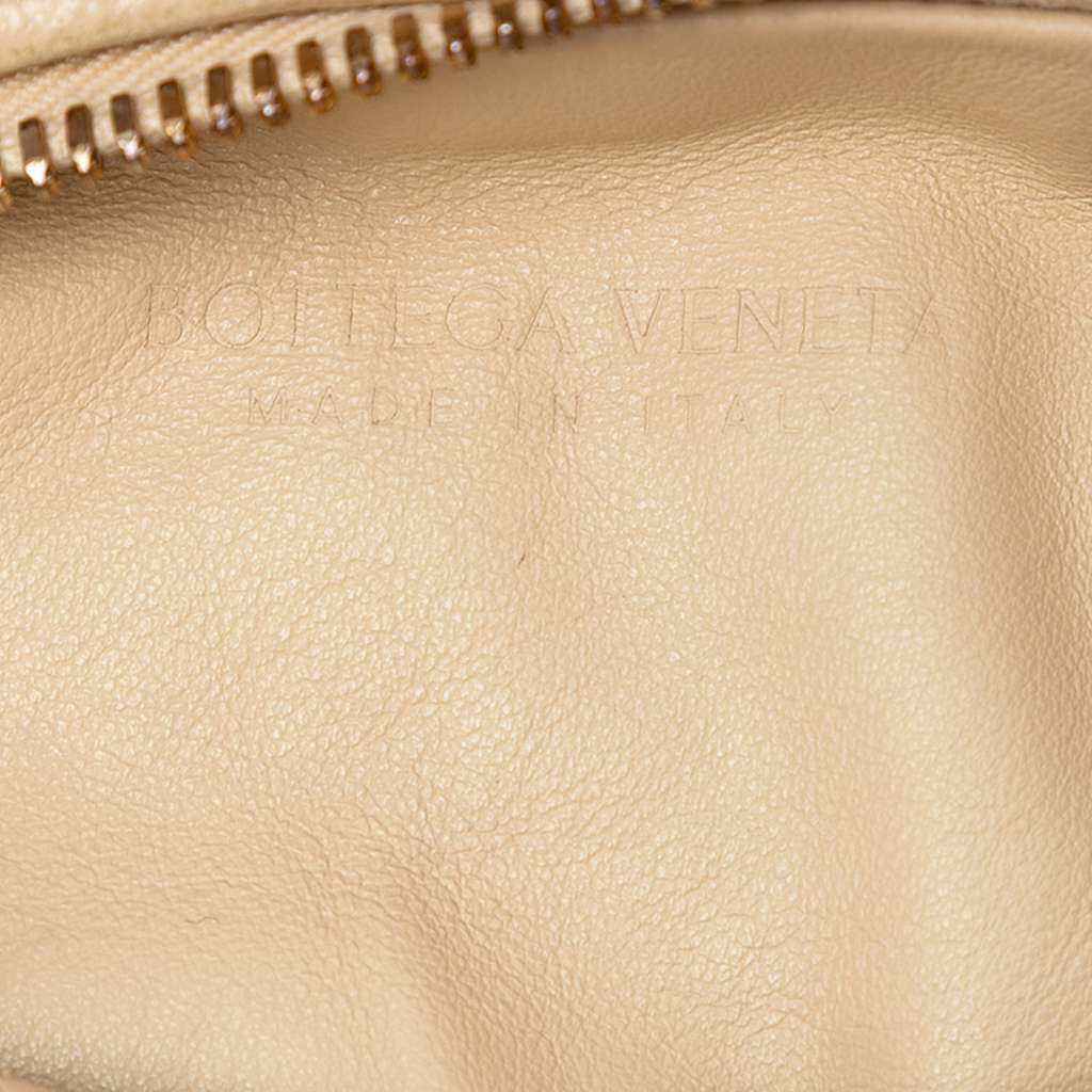 Bottega Veneta Mini Nappa Intrecciato Jodie Beige Leather Very good condition - Box View
