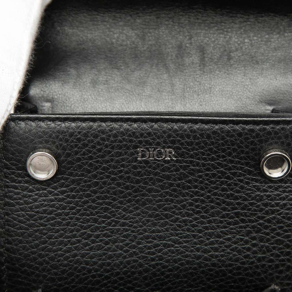 Dior Oblique Canvas Phone Holder Crossbody Blue Canvas Very good condition - Box View