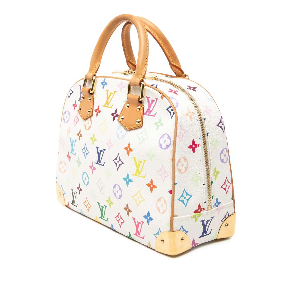 Louis Vuitton Monogram Multicolore Trouville White Very good condition - Back View