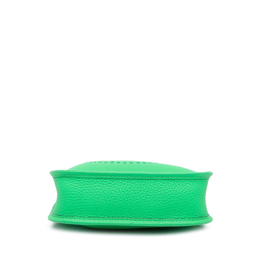 Hermès Clemence Evelyne TPM Green Leather Very good condition - Inside View