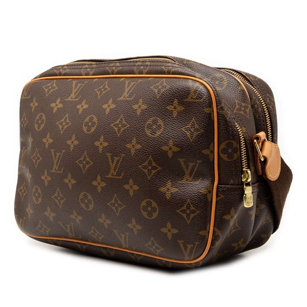 Louis Vuitton Monogram Reporter PM Brown Very good condition - Back View