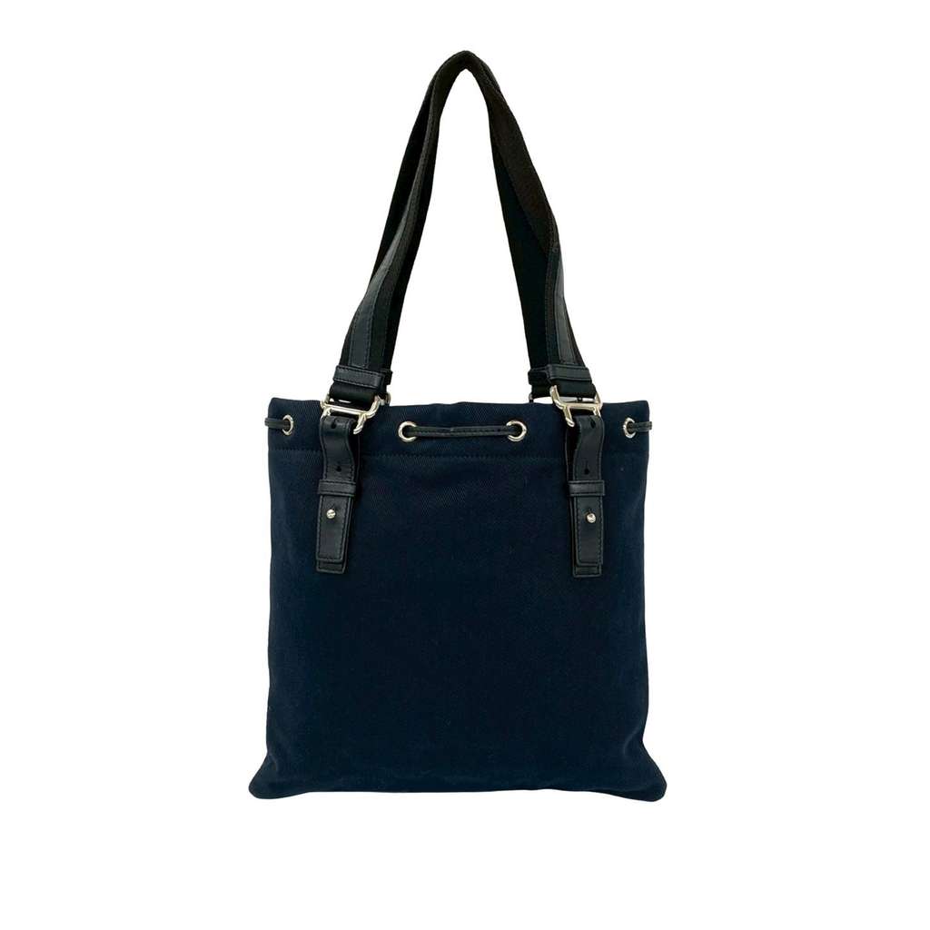 Saint Laurent Canvas Kahala Tote Blue Canvas Very good condition - Back View