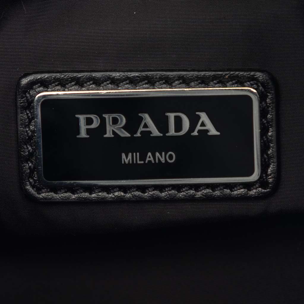 Prada Tessuto Drawstring Backpack Blue Very good condition - Box View