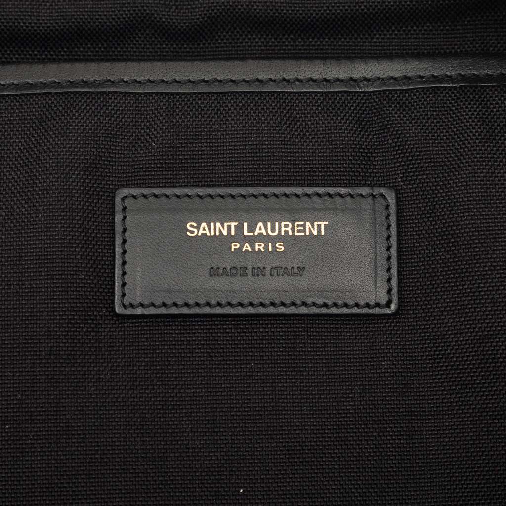 Saint Laurent Canvas Polka Dot City Backpack Black Canvas Very good condition - Box View