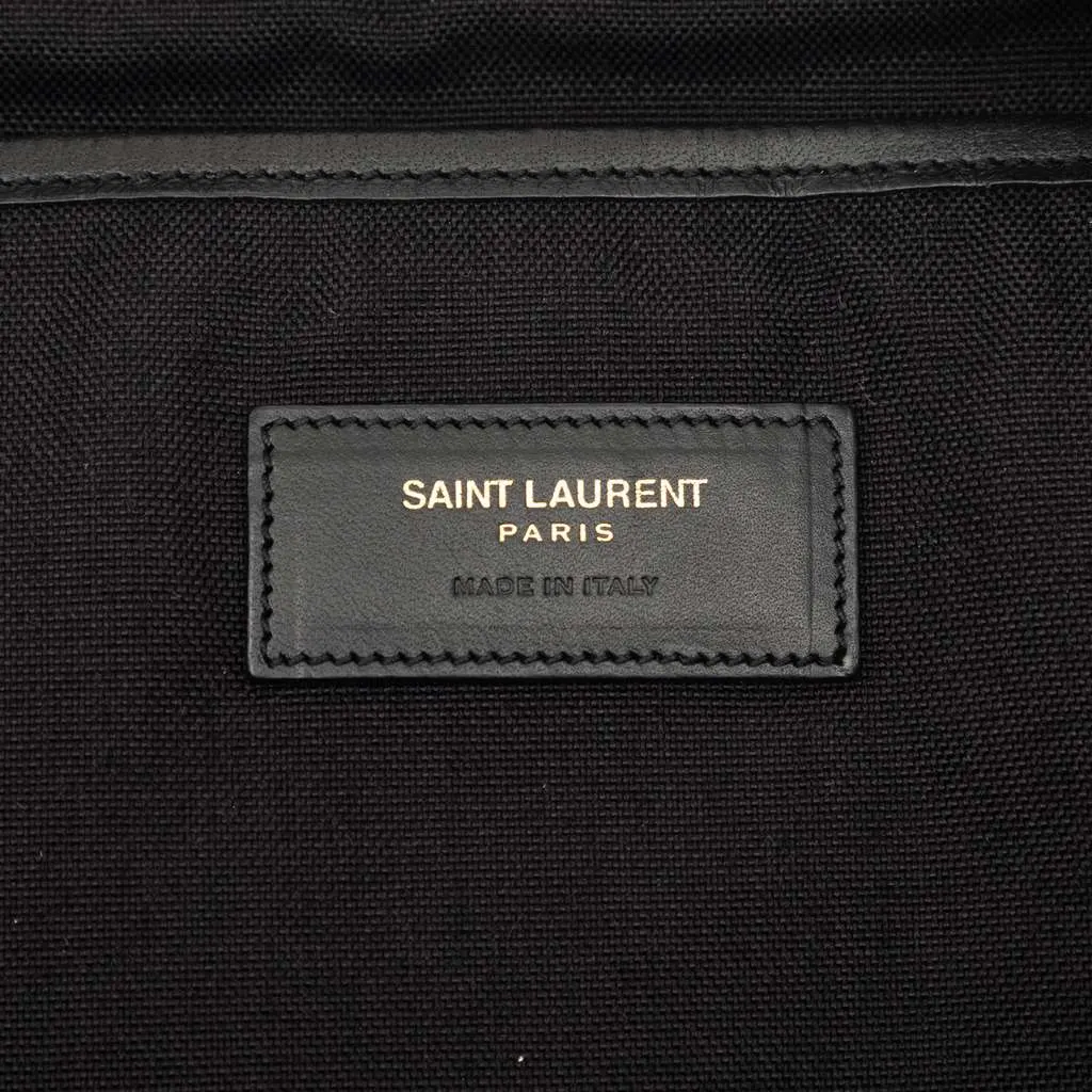 Saint Laurent Canvas Polka Dot City Backpack Black Canvas Very good - Box View