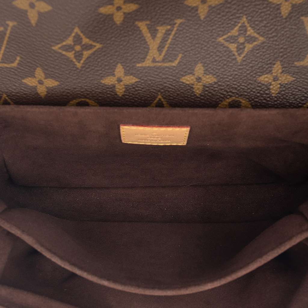 Louis Vuitton Monogram Pochette Metis Brown Very good condition - Model View