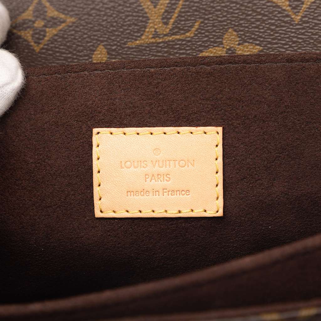 Louis Vuitton Monogram Pochette Metis Brown Very good condition - Box View