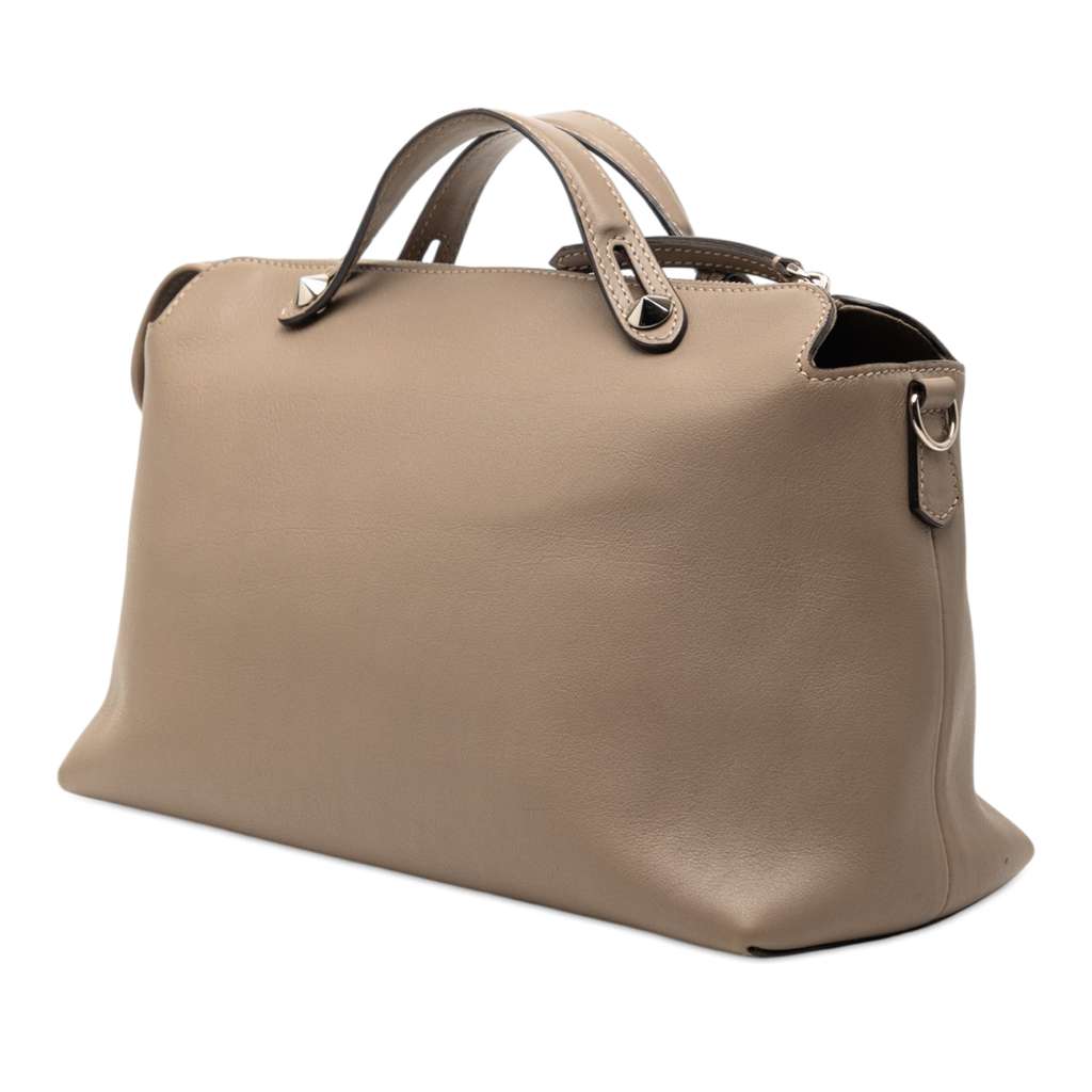 Fendi Large Leather By The Way Satchel Brown Leather Very good condition - Back View