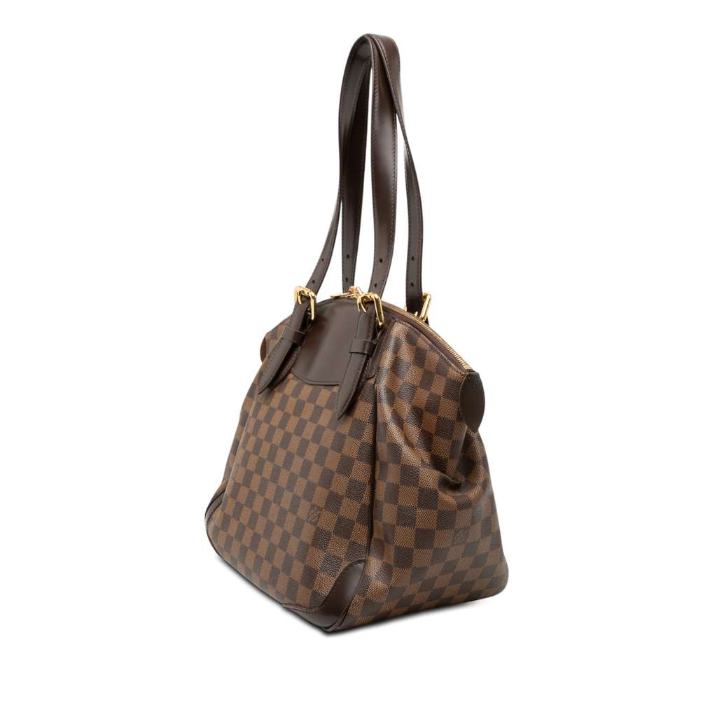 Louis Vuitton Damier Ebene Verona MM Brown Very good condition - Back View