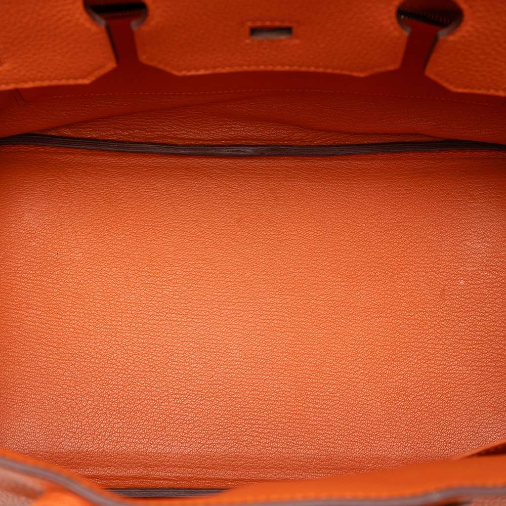Hermès Togo Birkin Retourne 35 Orange Leather Very good condition - Model View