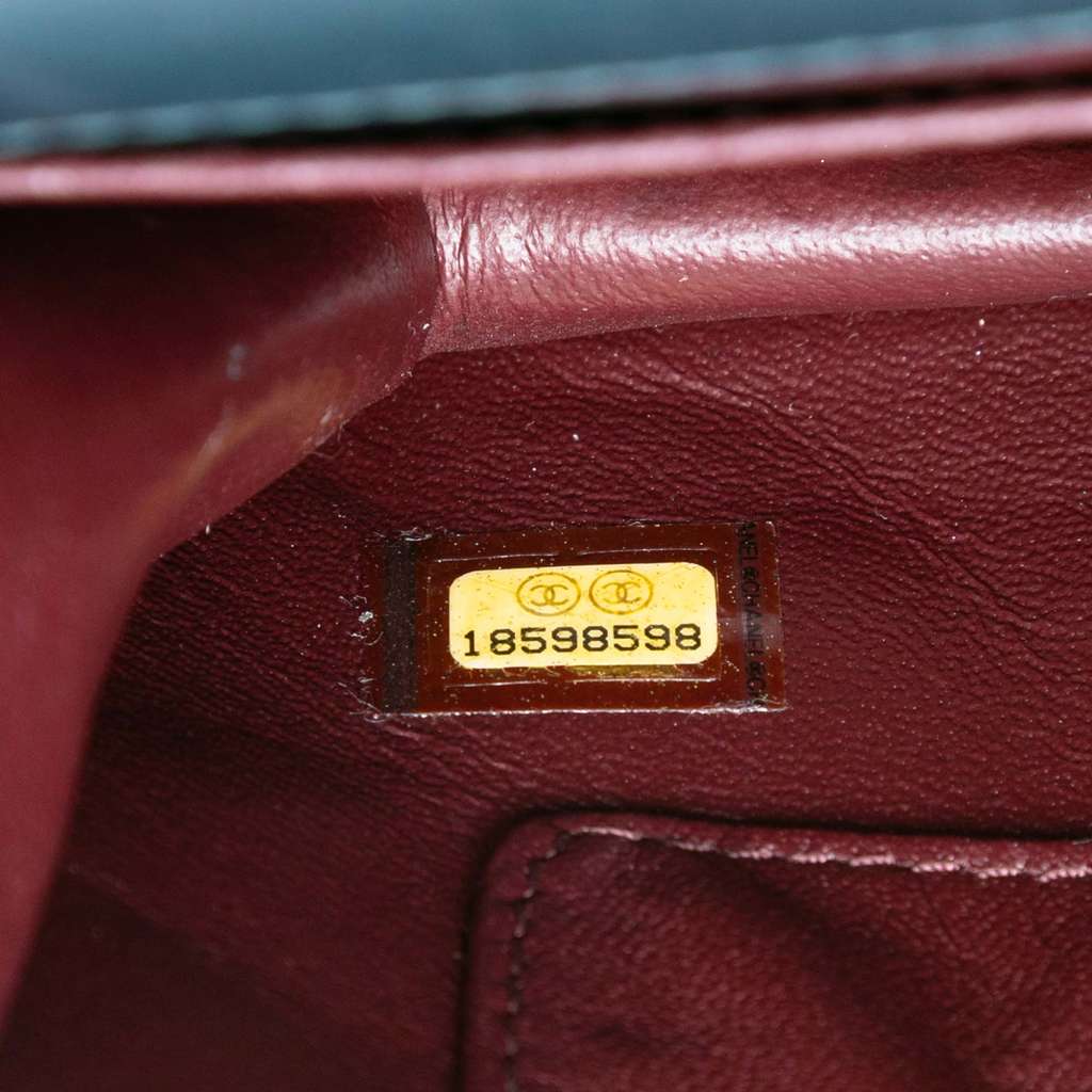 Chanel Mini Quilted Lambskin Crossing Times Flap Blue Leather Very good condition - Box View