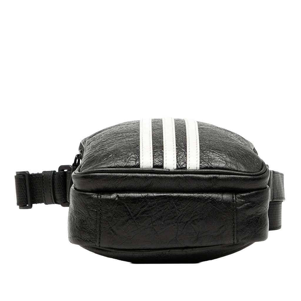 Balenciaga Adidas Small Lambskin Messenger Bag Black Leather Very good condition - Inside View