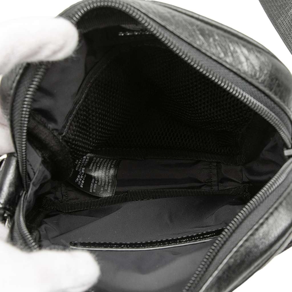 Balenciaga Adidas Small Lambskin Messenger Bag Black Leather Very good condition - Model View