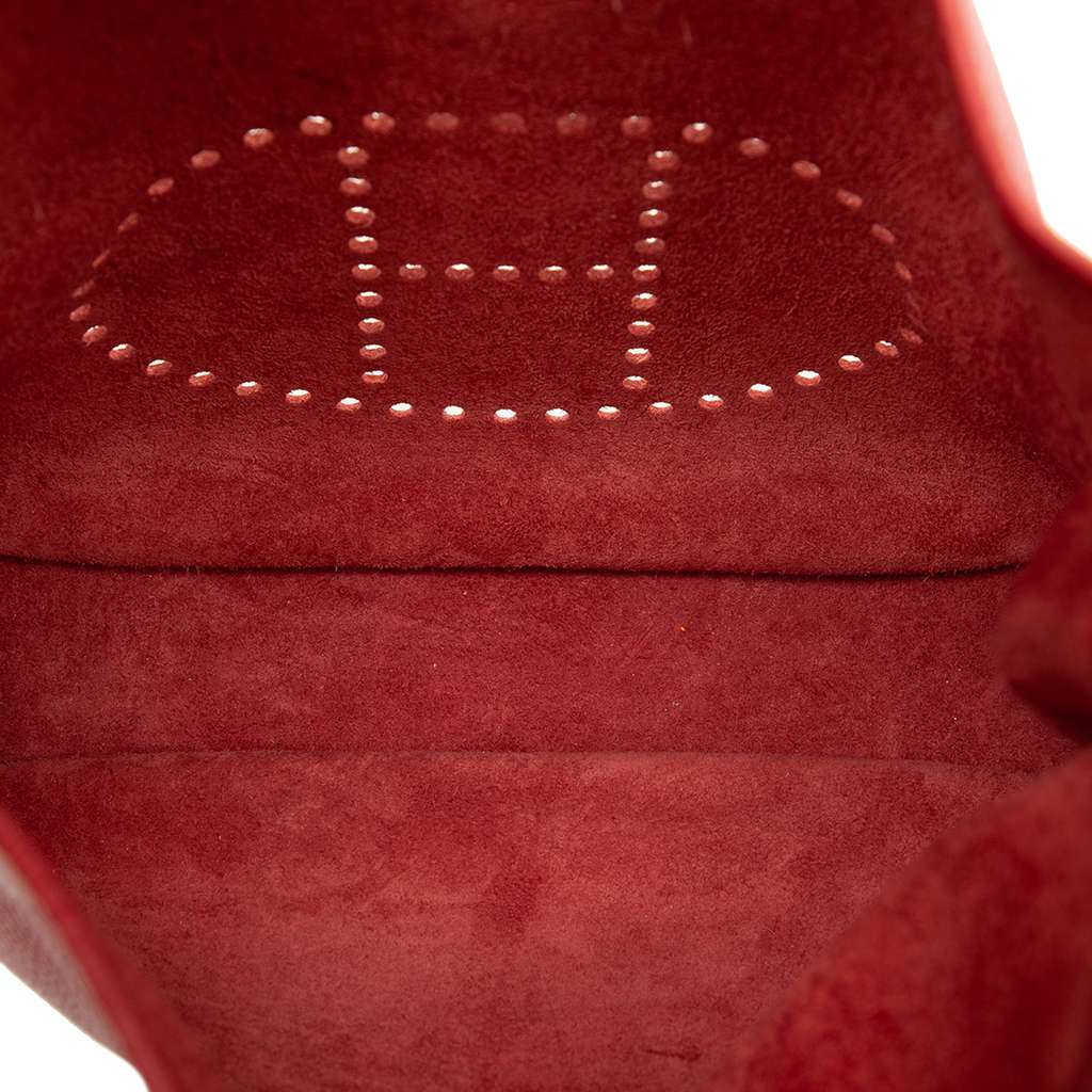 Hermès Clemence Evelyne I GM Red Leather Very good condition - Model View