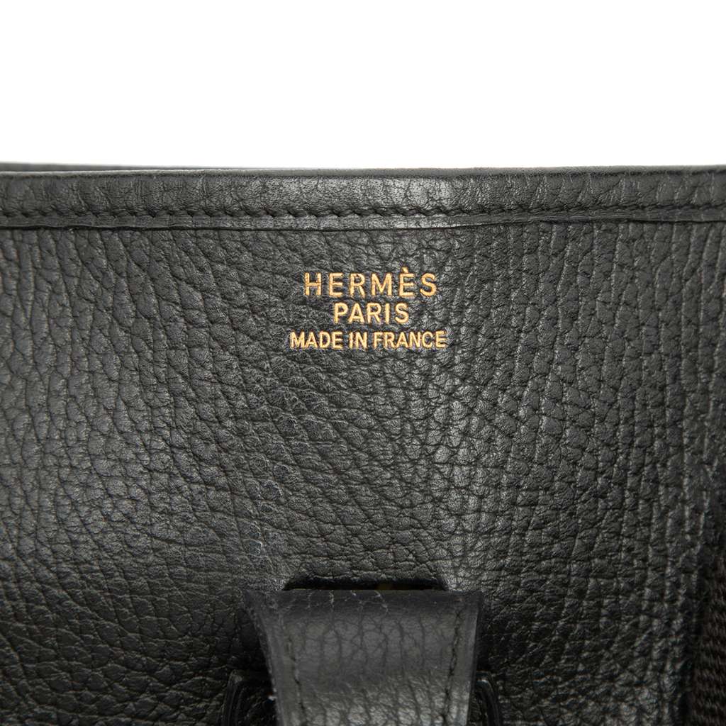 Hermès Clemence Evelyne I GM Grey Leather Very good condition - Box View