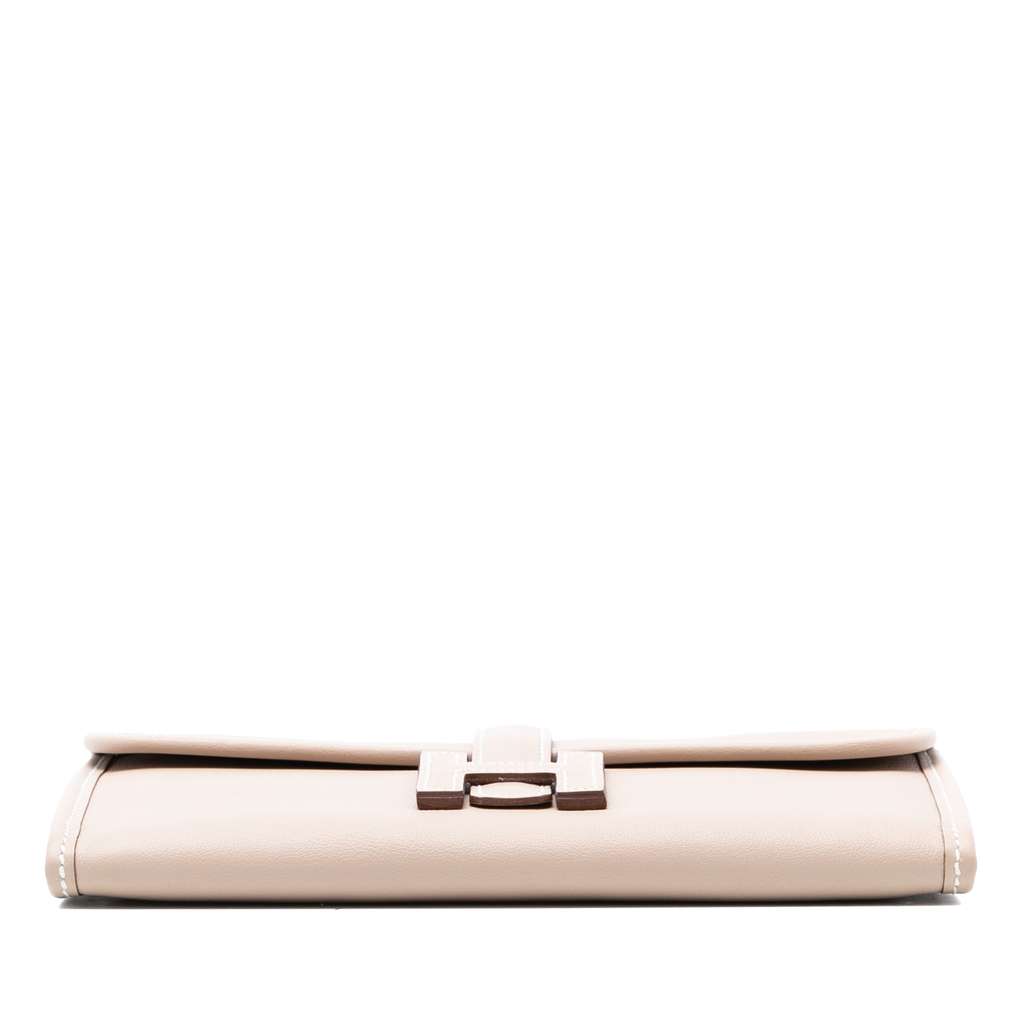 Hermès Swift Jige Duo Wallet Pink Leather Very good condition - Inside View