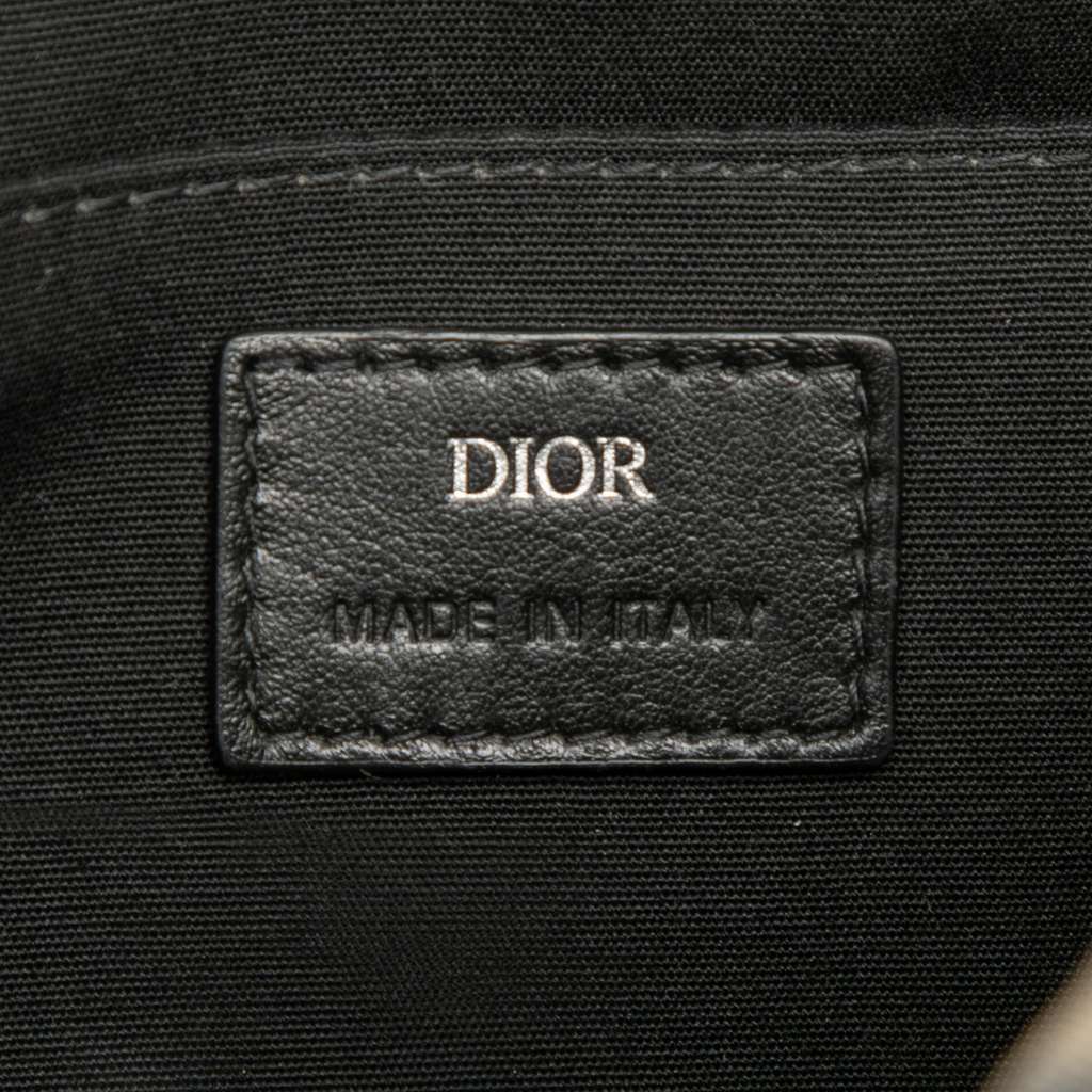 Dior Oblique Canvas Lingot Toiletry Case Blue Canvas Very good condition - Box View