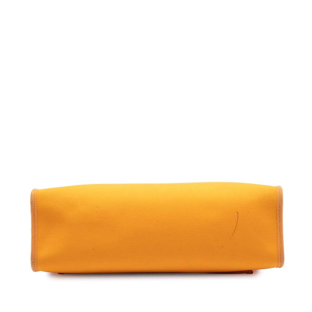 Hermès Toile Herbag Zip 31 Orange Canvas Never worn - Inside View