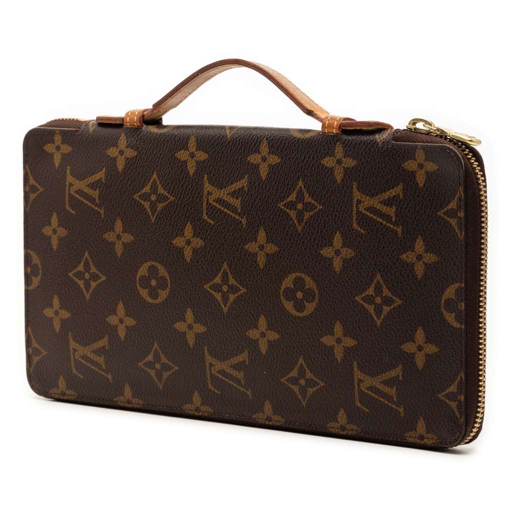 Louis Vuitton Monogram Organizer de Voyage Brown Very good condition - Back View