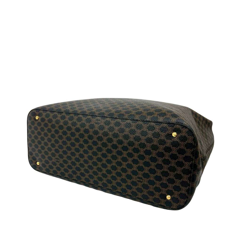 Celine Macadam Coated Canvas Tote Black Canvas Very good condition - Inside View