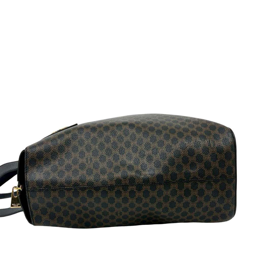 Celine Macadam Coated Canvas Tote Black Canvas Very good condition - Box View