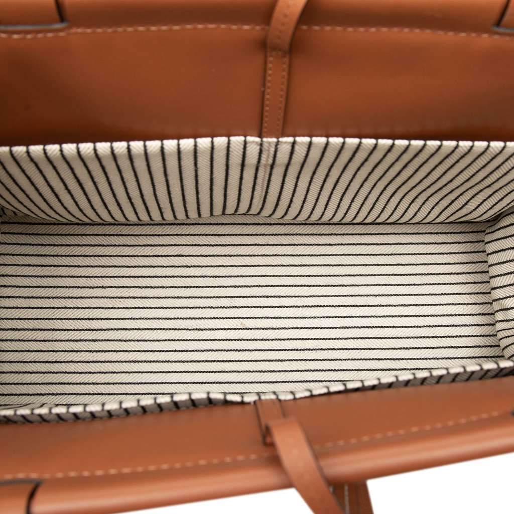 Loewe Small Canvas Cushion Tote Brown Canvas Very good condition - Model View